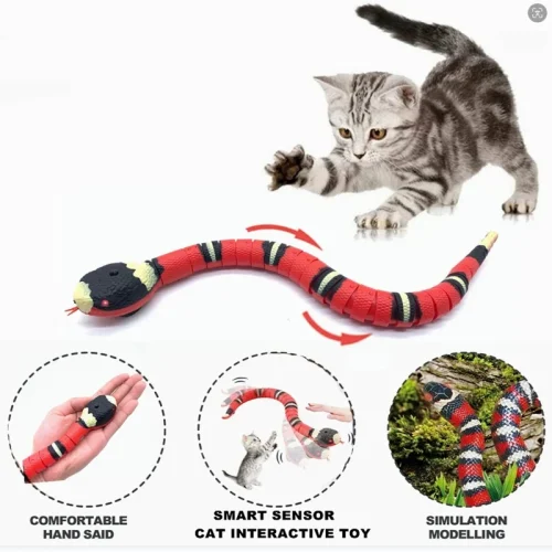 Interactive Cat Toys Smart Sensing Snake